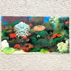 🔆Aquarium Fish Tank Landscape Decor Wallpaper 16”x9”